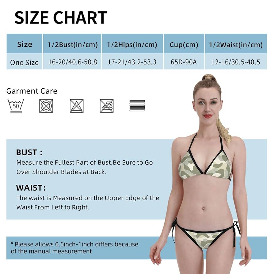 Amazon.co.jp: ビキニ 水着 レディース 迷彩柄 カモフラージュ